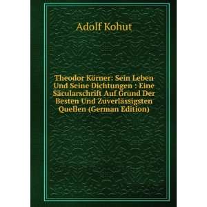   Und ZuverlÃ¤ssigsten Quellen (German Edition) Adolf Kohut Books