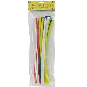  144 Packs of 30 Pack color craft stems 