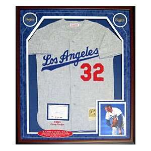  Sandy Koufax Autographed / Signed Framed Los Angeles 