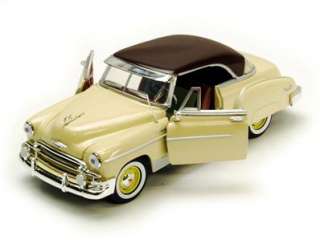   Chevy Bel Air Hard Top   1:24 Scale Diecast Model   Yellow   Motormax