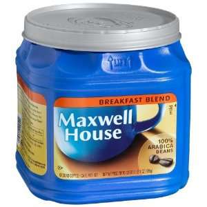 Maxwell House Coffee Breakfast Blend Ground Mild   6 Pack:  