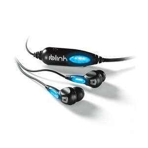   BLB2 Earbuds with LED Lights (Black with Blue LED Lights): Electronics