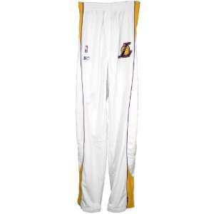  Los Angeles Lakers On Court Warm Up Pants White Books