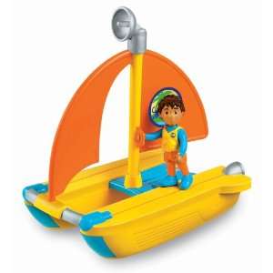    Fisher Price Diego Animal Transport Catamaran: Toys & Games