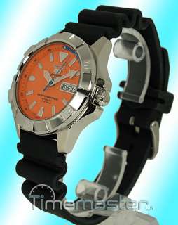 latest men s seiko 5 sports diver s 100m automatic bright orange face 