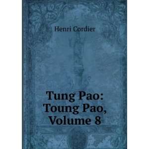  Tung Pao Toung Pao, Volume 8 Henri Cordier Books