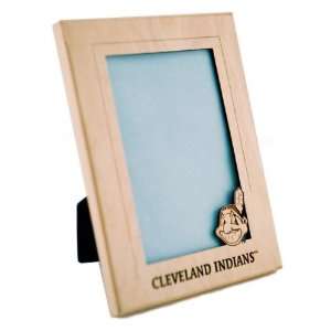  Cleveland Indians 5x7 Vertical Wood Picture Frame: Sports & Outdoors