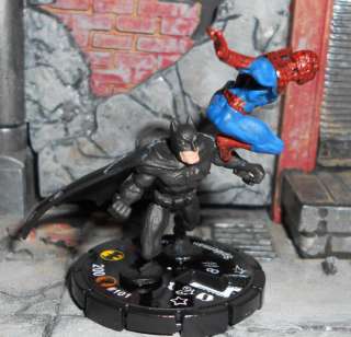 CUSTOM Heroclix Spider Man & Batman Duo LE Figure AWESOME!  