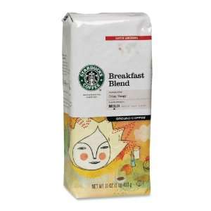 Starbucks Breakfast Blend Ground Coffee 12 Ounce Bags (Pack of 2 