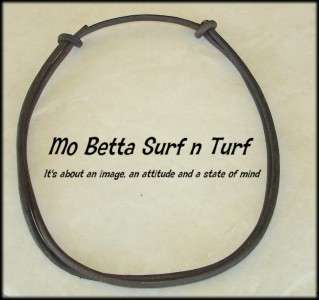 mm Dark Brown Leather Adjustable Cord Surfer Necklace  
