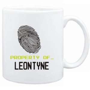  Mug White  Property of _ Leontyne   Fingerprint  Female 