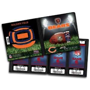    Personalized Chicago Bears NFL Ticket Album