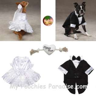   tuxedos for dogs make it easy to include pets in the wedding day fun