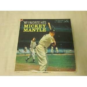 1958 My Favorite Hits Mickey Mantle Record In Jacket   Mens MLB 
