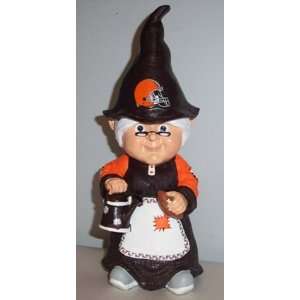    Cleveland Browns NFL Female Garden Gnome: Sports & Outdoors