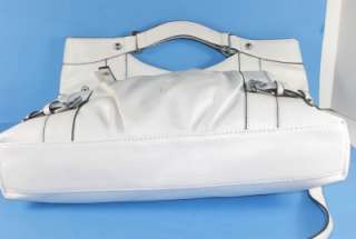 Style & Co Rock It Fold Over Crossbody White Handbag  
