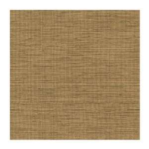   Wallcoverings By The Sea FN3733 Faux Grasscloth Wallpaper, Light Brown