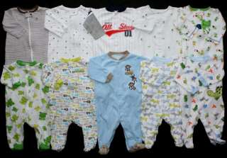 Baby Boy 3 6 Months Spring Summer Sleeper Pajama Clothes Lot!!  
