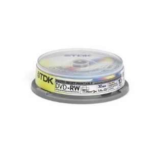  TDK DVD RW 1.4Gb 8cm Spindle 10 Printable camcorder mini dvd 
