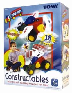 Tomy Constructables Train Plane Car Helicopter ~NEW~  