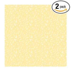   Walk Scroll Wallpaper, Yellow Background/White: Home Improvement