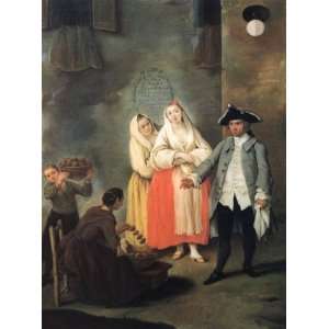  FRAMED oil paintings   Pietro Longhi   24 x 32 inches 