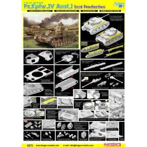    1/35 Pz.Kpfw.IV Ausf, J, Last Production Smart Kit: Toys & Games