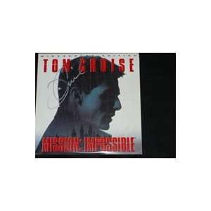 Signed Mission Impossible (Tom Cruise) Laser Disc Cover By Tom Cruise 