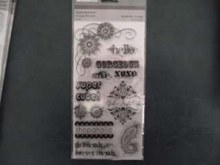 Clear acrylic stamps by Heidi Grace and TPC studio 12 choices