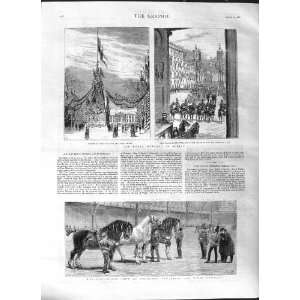    1881 CART HORSE SHOW ISLINGTON ROYAL WEDDING BERLIN