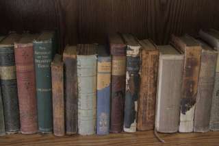 Lot of 30 Old Antique Books 1808 1890 Leather  