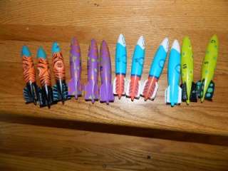 LOT OF 12 SWIMWAYS TOYPEDO BANDITS POOL UNDERWATER TOYS  