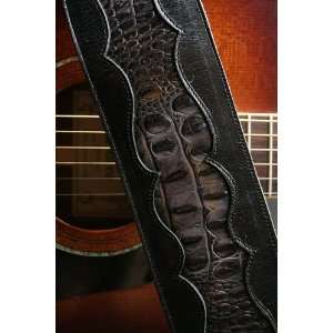  The Black Bayou Guitar Strap: Musical Instruments