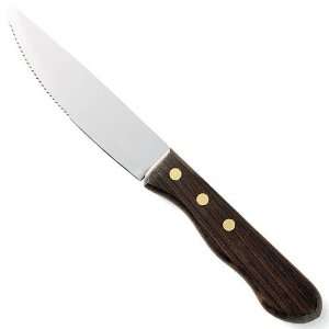  Steak Knives, 5 Inch HD Pointed Tip, Rosewood Handle, 1 