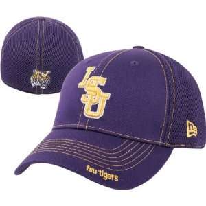  LSU Tigers 39THIRTY Purple Neo Stretch Fit Hat: Sports 