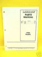 LAWN BOY 1988 TILLERS PARTS MANUAL  