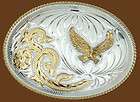 NEW German Silver Eagle Belt Buckle, 4 x 3 1/4  