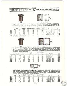 BAUSCH & LOMB MAGNIFIER JEWELERS LOOP 1929 CATALOG AD  