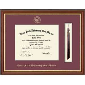 Texas State Bobcats Diploma Frame / tassle / (tassle Not 