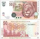 SOUTH AFRICA 50 RAND P 130 c.2005 LARGE LION HEAD WITH MANE   NICE UNC 