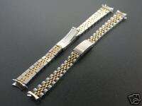 JUBILEE WATCH BAND FOR LADY ROLEX TWO TONE GOLD/STEEL 13MM  