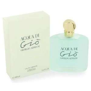 Acqua Di Gio by Giorgio Armani, 3.4 oz Eau De Toilette Spray for women