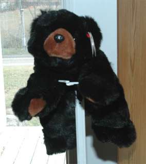 TY CLASSIC BLACK BEAR LARGE PAWS VERY RARE NWT  