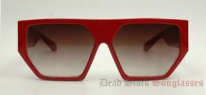 80s Vintage BEAT STREET ROBOT Sunglasses   RED  