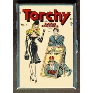  TORCHY BILL WARD PIN UP COMIC ID Holder, Cigarette Case or 