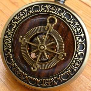 Steampunk pocket watch key Necklace locket pirate Victorian locket 