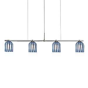  Bimbi Aqua Stripe Linear Suspension by Oggetti Luce