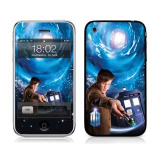 The Doctor Tardis And The Sonic Screwdriver cover skin for iPhone 3G 