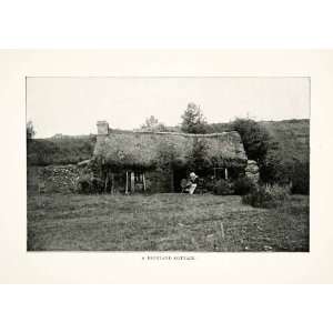   United Kingdom Countryside Farmer   Original Halftone Print Home