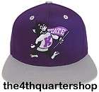 Kansas State Wildcats Retro Logo Snapback Cap Hat Purple White  
